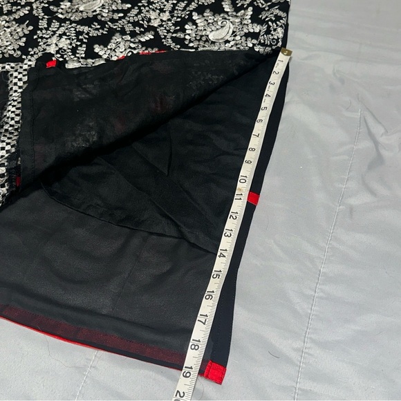 Indian Style Women’s *L* Floral Tunic Dress Elaborate Detailed Extravagant Light - Picture 14 of 14